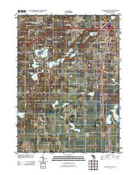 Schoolcraft NW Michigan Historical topographic map, 1:24000 scale, 7.5 X 7.5 Minute, Year 2011