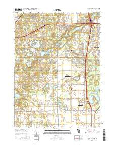 Schoolcraft NW Michigan Historical topographic map, 1:24000 scale, 7.5 X 7.5 Minute, Year 2014