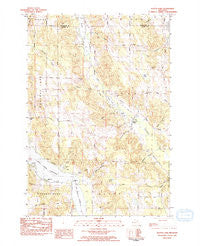 Scotts Lake Michigan Historical topographic map, 1:25000 scale, 7.5 X 7.5 Minute, Year 1983