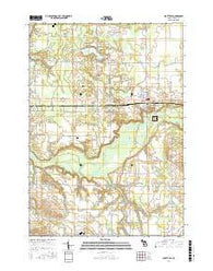 Scottville Michigan Current topographic map, 1:24000 scale, 7.5 X 7.5 Minute, Year 2017