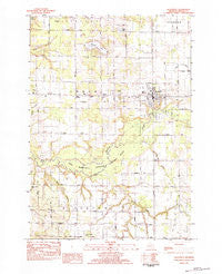 Scottville Michigan Historical topographic map, 1:25000 scale, 7.5 X 7.5 Minute, Year 1983