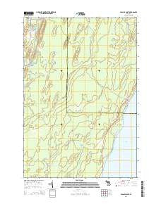 Seagull Point Michigan Historical topographic map, 1:24000 scale, 7.5 X 7.5 Minute, Year 2014
