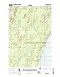 Seagull Point Michigan Current topographic map, 1:24000 scale, 7.5 X 7.5 Minute, Year 2016