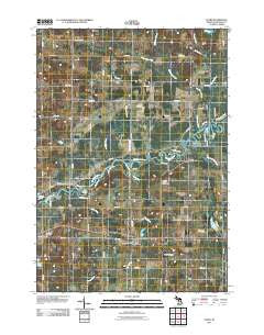 Sears Michigan Historical topographic map, 1:24000 scale, 7.5 X 7.5 Minute, Year 2011