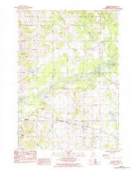 Sears Michigan Historical topographic map, 1:25000 scale, 7.5 X 7.5 Minute, Year 1984