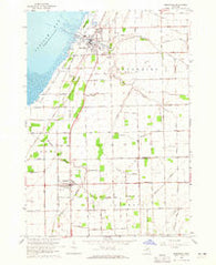 Sebewaing Michigan Historical topographic map, 1:24000 scale, 7.5 X 7.5 Minute, Year 1963