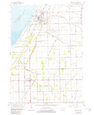Sebewaing Michigan Historical topographic map, 1:24000 scale, 7.5 X 7.5 Minute, Year 1963