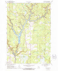 Secord Lake Michigan Historical topographic map, 1:24000 scale, 7.5 X 7.5 Minute, Year 1969