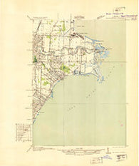 Selfridge Field Michigan Historical topographic map, 1:31680 scale, 7.5 X 7.5 Minute, Year 1936