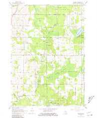 Selkirk Michigan Historical topographic map, 1:24000 scale, 7.5 X 7.5 Minute, Year 1965