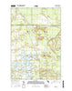 Seney Michigan Current topographic map, 1:24000 scale, 7.5 X 7.5 Minute, Year 2017