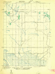 Seney NW Michigan Historical topographic map, 1:31680 scale, 7.5 X 7.5 Minute, Year 1931
