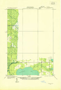 Seney SE Michigan Historical topographic map, 1:31680 scale, 7.5 X 7.5 Minute, Year 1931