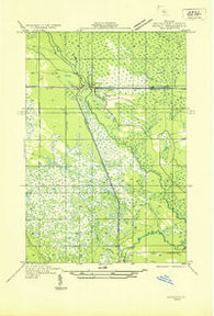 Seney SW Michigan Historical topographic map, 1:31680 scale, 7.5 X 7.5 Minute, Year 1931