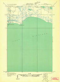 Seul Choix Point NE Michigan Historical topographic map, 1:31680 scale, 7.5 X 7.5 Minute, Year 1931