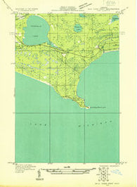Seul Choix Point NW Michigan Historical topographic map, 1:31680 scale, 7.5 X 7.5 Minute, Year 1931