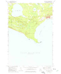 Seul Choix Point Michigan Historical topographic map, 1:24000 scale, 7.5 X 7.5 Minute, Year 1972
