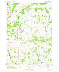 Shabbona Michigan Historical topographic map, 1:24000 scale, 7.5 X 7.5 Minute, Year 1963