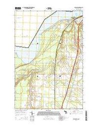 Shallows Michigan Historical topographic map, 1:24000 scale, 7.5 X 7.5 Minute, Year 2014
