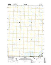 Shallows OE N Michigan Current topographic map, 1:24000 scale, 7.5 X 7.5 Minute, Year 2017