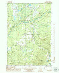 Sharon Michigan Historical topographic map, 1:24000 scale, 7.5 X 7.5 Minute, Year 1985