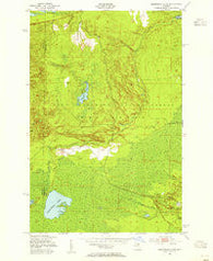 Sheephead Lake Michigan Historical topographic map, 1:24000 scale, 7.5 X 7.5 Minute, Year 1951