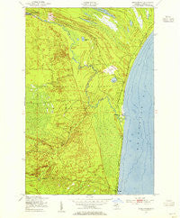 Shelldrake Michigan Historical topographic map, 1:24000 scale, 7.5 X 7.5 Minute, Year 1951