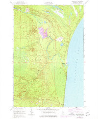 Shelldrake Michigan Historical topographic map, 1:24000 scale, 7.5 X 7.5 Minute, Year 1951