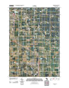 Shepherd Michigan Historical topographic map, 1:24000 scale, 7.5 X 7.5 Minute, Year 2011