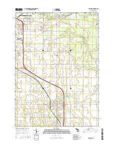 Shepherd Michigan Historical topographic map, 1:24000 scale, 7.5 X 7.5 Minute, Year 2014