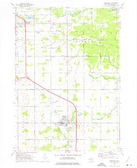 Shepherd Michigan Historical topographic map, 1:24000 scale, 7.5 X 7.5 Minute, Year 1973