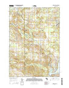 Sherman City Michigan Historical topographic map, 1:24000 scale, 7.5 X 7.5 Minute, Year 2014