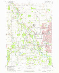 Shields Michigan Historical topographic map, 1:24000 scale, 7.5 X 7.5 Minute, Year 1975