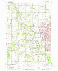 Shields Michigan Historical topographic map, 1:24000 scale, 7.5 X 7.5 Minute, Year 1975