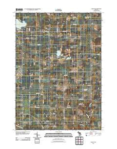 Shiloh Michigan Historical topographic map, 1:24000 scale, 7.5 X 7.5 Minute, Year 2011