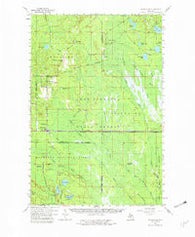 Shingleton Michigan Historical topographic map, 1:62500 scale, 15 X 15 Minute, Year 1958