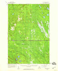 Shingleton Michigan Historical topographic map, 1:62500 scale, 15 X 15 Minute, Year 1958