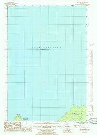 Shot Point Michigan Historical topographic map, 1:24000 scale, 7.5 X 7.5 Minute, Year 1985