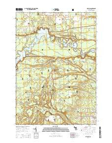 Sid Town Michigan Historical topographic map, 1:24000 scale, 7.5 X 7.5 Minute, Year 2014