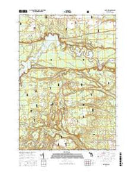 Sid Town Michigan Current topographic map, 1:24000 scale, 7.5 X 7.5 Minute, Year 2016
