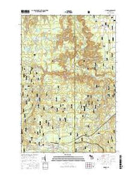 Sidnaw Michigan Current topographic map, 1:24000 scale, 7.5 X 7.5 Minute, Year 2016