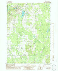 Sigma Michigan Historical topographic map, 1:24000 scale, 7.5 X 7.5 Minute, Year 1985