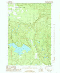 Silver Lake Basin Michigan Historical topographic map, 1:24000 scale, 7.5 X 7.5 Minute, Year 1985
