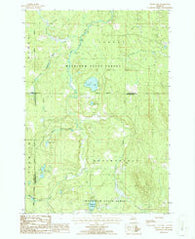 Silver Lake Michigan Historical topographic map, 1:24000 scale, 7.5 X 7.5 Minute, Year 1986
