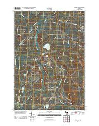 Silver Lake Michigan Historical topographic map, 1:24000 scale, 7.5 X 7.5 Minute, Year 2011