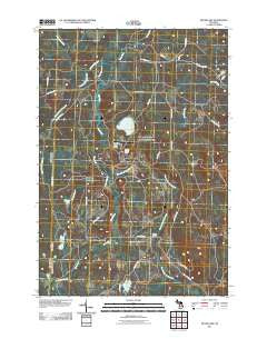 Silver Lake Michigan Historical topographic map, 1:24000 scale, 7.5 X 7.5 Minute, Year 2011