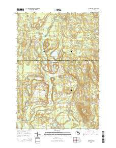 Silver Lake Michigan Historical topographic map, 1:24000 scale, 7.5 X 7.5 Minute, Year 2014
