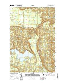 Silver Lake Basin Michigan Historical topographic map, 1:24000 scale, 7.5 X 7.5 Minute, Year 2014