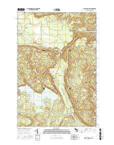 Silver Lake Basin Michigan Current topographic map, 1:24000 scale, 7.5 X 7.5 Minute, Year 2017