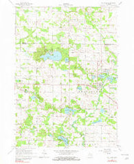Six Lakes Michigan Historical topographic map, 1:24000 scale, 7.5 X 7.5 Minute, Year 1964
